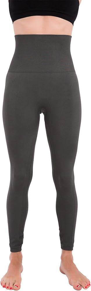 Activewear Thick High Waist Tummy Compression Slimming Body Leggings Pant | Amazon (US)