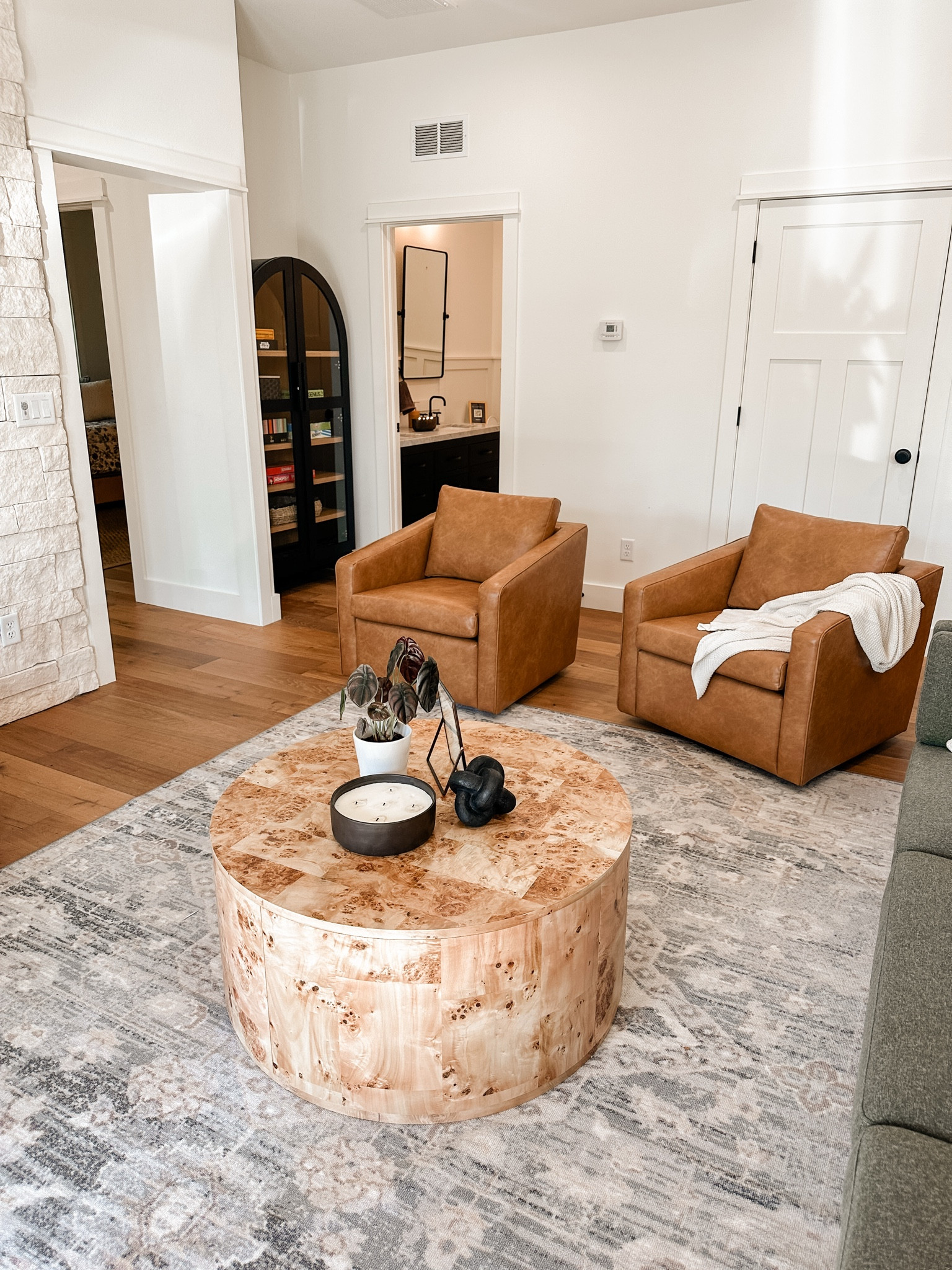 These leather swivel chairs from Walmart are back in stock!!! Also comes in dark green. 

Walmart home, swivel chairs, living room, basement, home finds, Sarah Joy 

#LTKSaleAlert #LTKHome