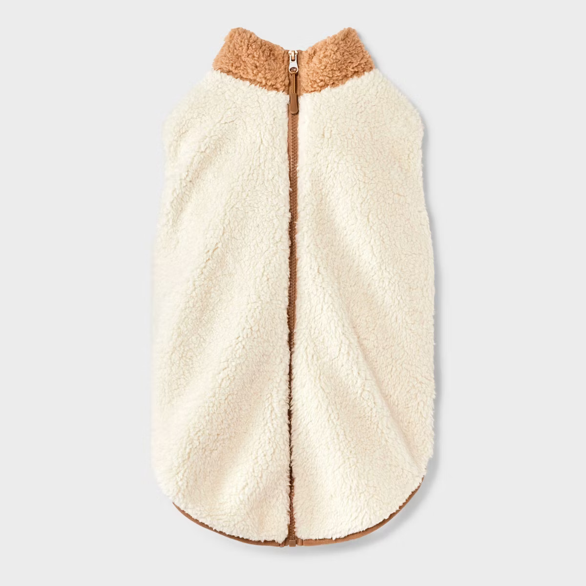 Faux Shearling Dog Vest - Boots & Barkley™ Tan M | Target
