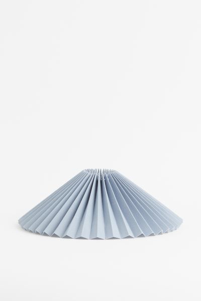 Pleated Lampshade - Light blue - Home All | H&M US | H&M (US + CA)