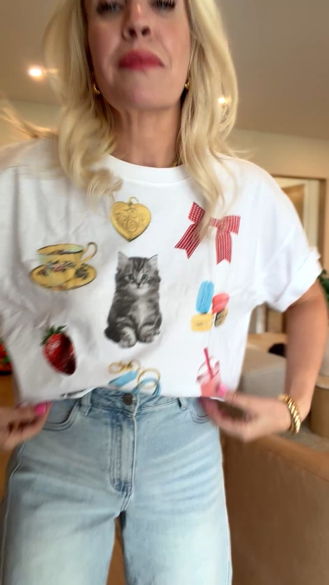 Cute new graphic tee from the little girls section! I ordered one for my daughter too so we can match! This is a size large

#LTKootd #LTKgrwm #LTKmomlife