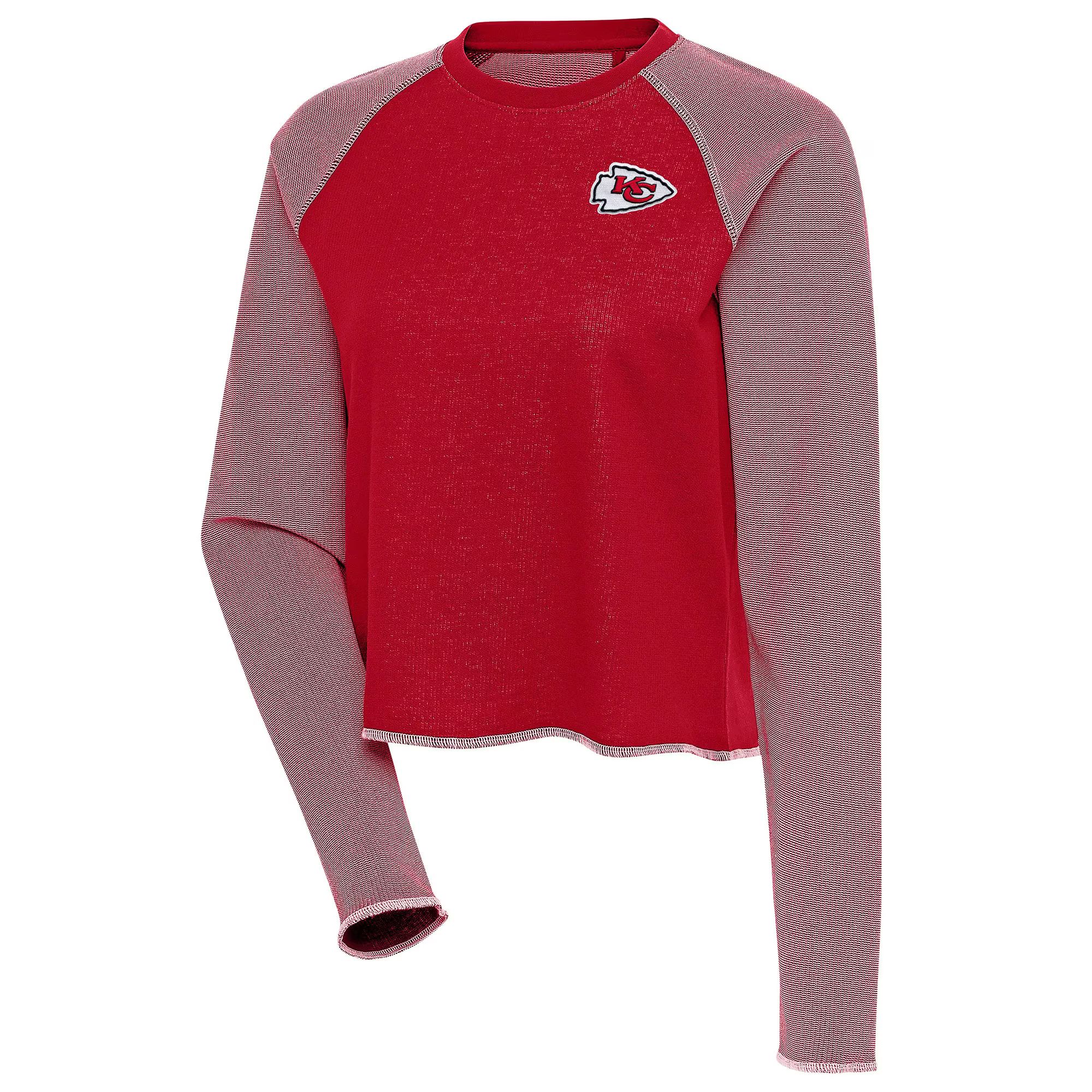 Women's Kansas City Chiefs Antigua Red/White Play Long Sleeve T-Shirt | NFL Shop