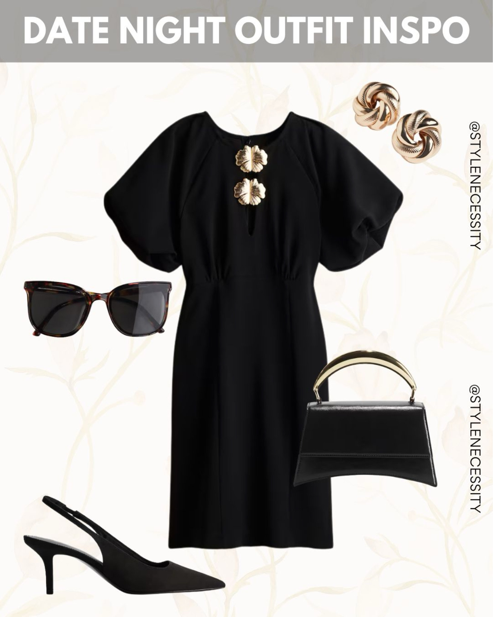 Classic, chic, and effortlessly elegant! ✨ This all-black date night outfit is the ultimate go-to for a sophisticated and timeless look. Featuring a sleek black dress with statement gold accents, pointed heels, and a structured handbag, this ensemble is perfect for a romantic evening out. Pair it with stylish sunglasses and gold earrings for that extra touch of glam.

#DateNightOutfit #BlackDressMagic #ChicAndClassy #EffortlessStyle #TimelessFashion #EveningLook #UKFashion #StyleInspo #ElegantStyle #LuxuryLookForLess #FashionGoals #MinimalistChic #TrendyLooks #FashionBlogger #WardrobeEssentials #StyleNecessity #ClassicElegance #SleekAndStylish #WomensFashion #OOTD #LTKFindsUnder50

#LTKpartywear #LTKstyletip #LTKuk