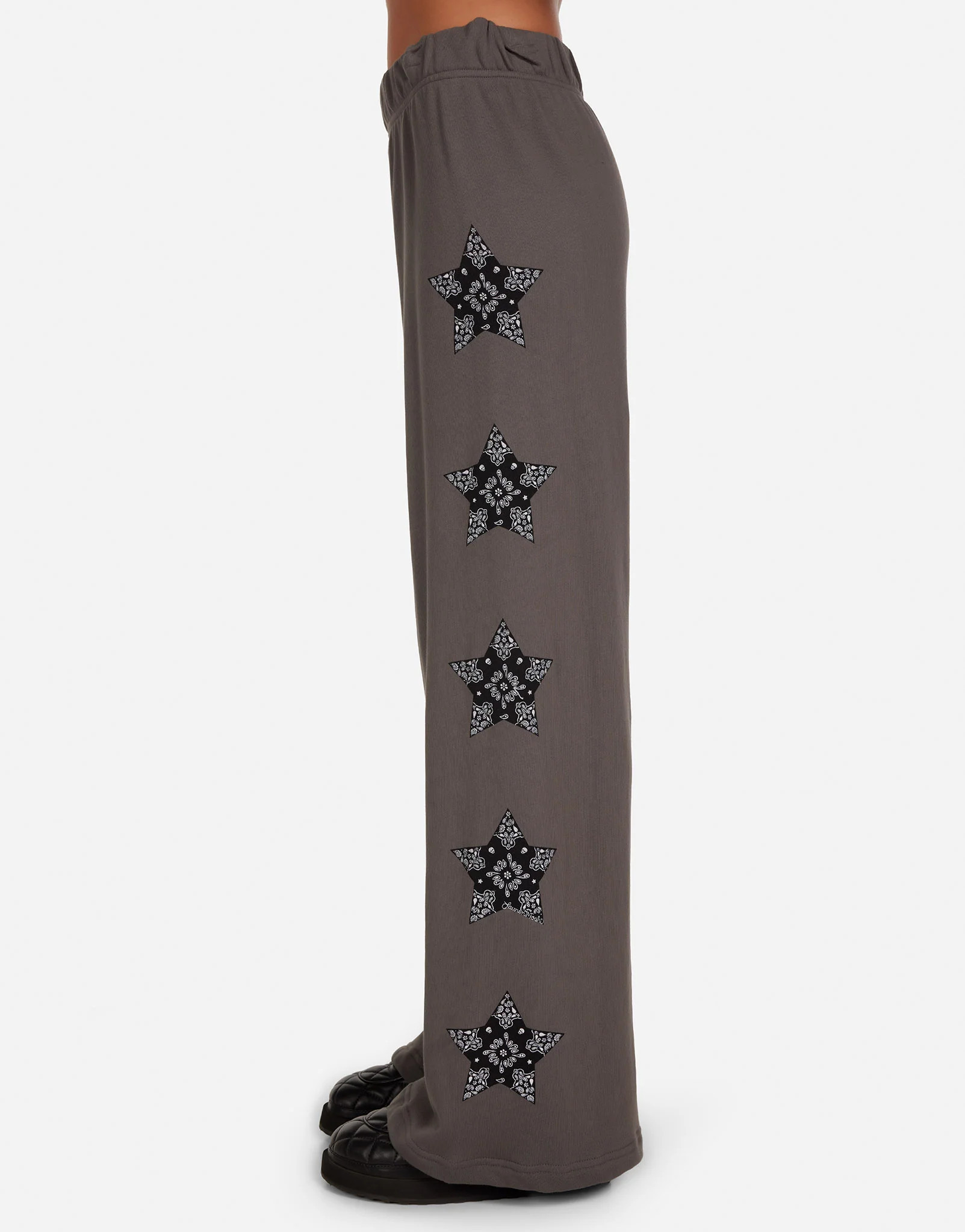 Black Horse Wide Leg Pant in Light Onyx | Martina by Lauren Moshi | Lauren Moshi