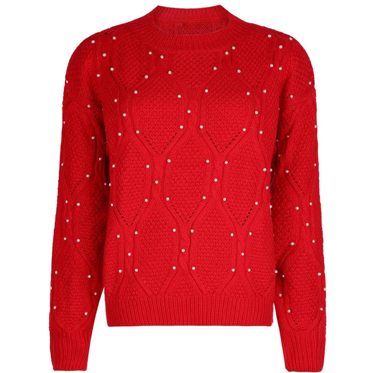 Allegra K Women's Winter Crew Neck Long Sleeve Cable Knit Pullover Sweater | Target