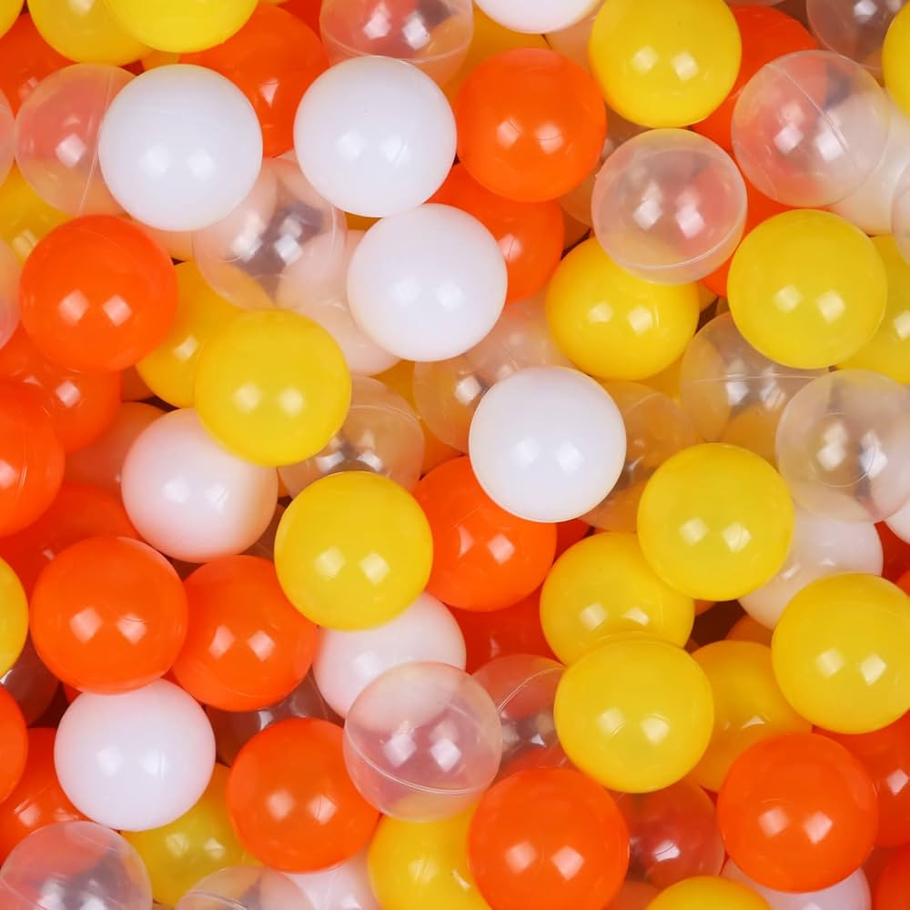 Pack of 100 Plastic Balls, 2.2 inches/5.5 cm, BPA Free Pit Balls Crush Proof Ocean Balls Phthalat... | Amazon (US)