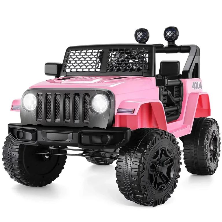 Funcid 12V Kids Powered Ride on Truck Car with Parent Remote Control, Bluetooth Music, Spring Sus... | Walmart (US)