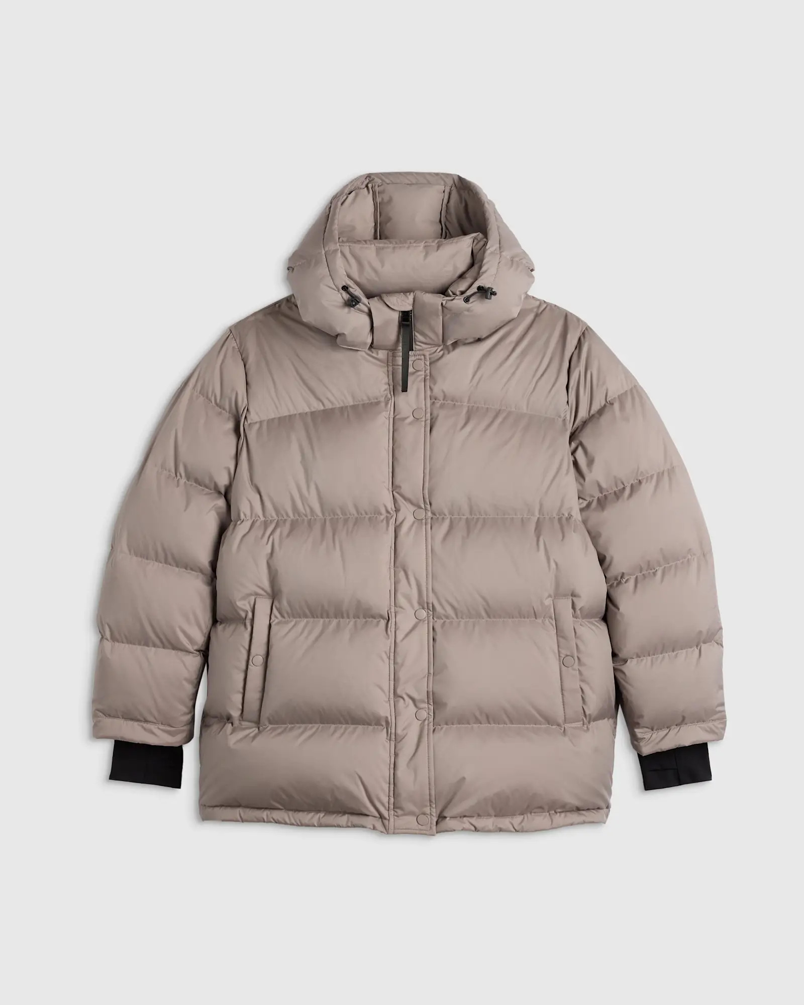 Responsible Down Puffer Jacket - Plus Size in Morel Grey | Quince