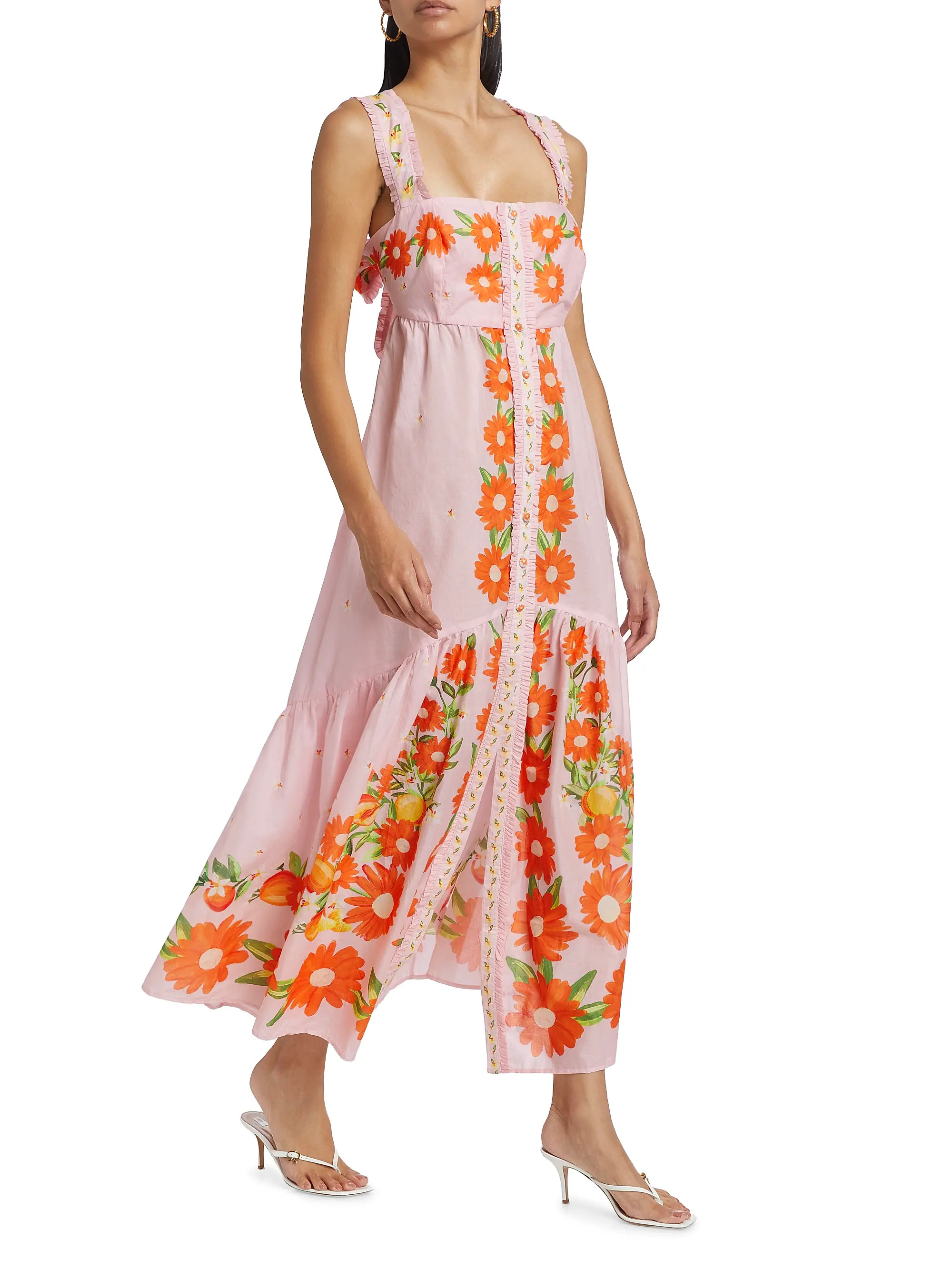 Papaya Salad Cotton Maxi Dress | Saks Fifth Avenue