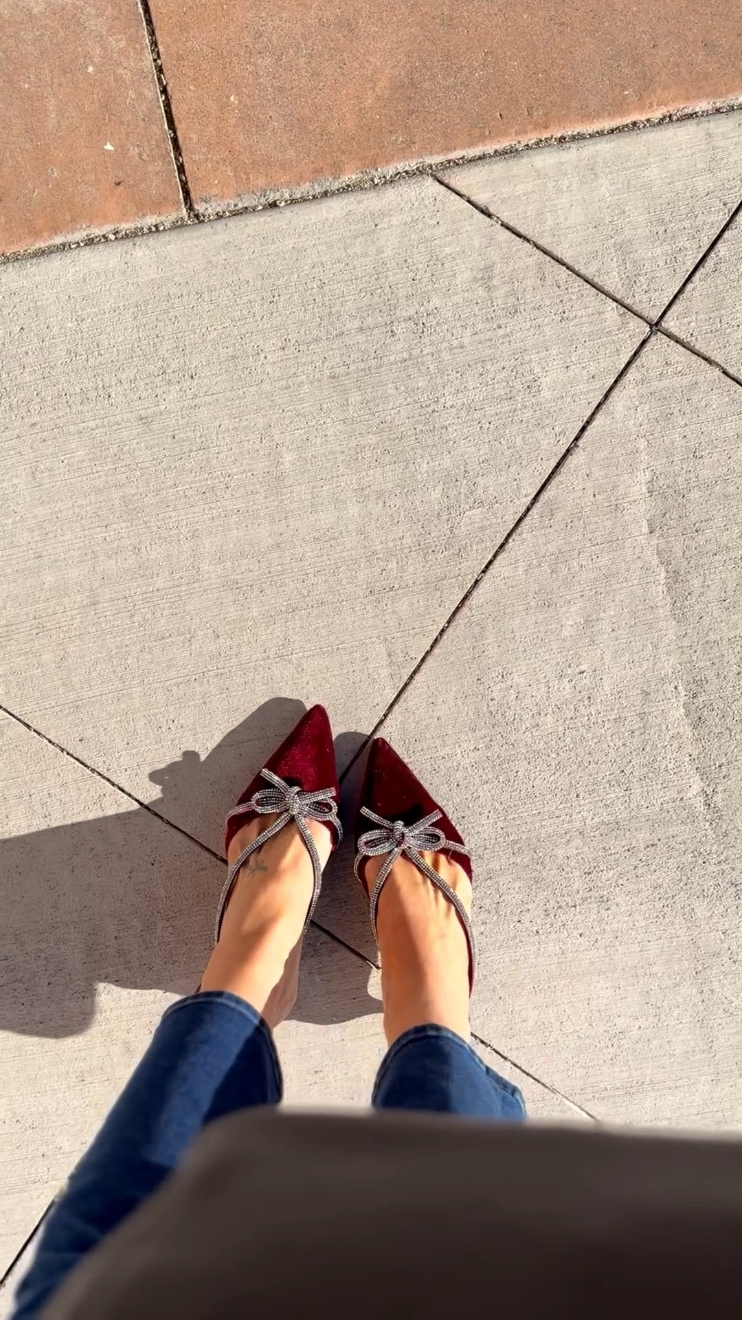 My $45 sparkly kitten heels 💫