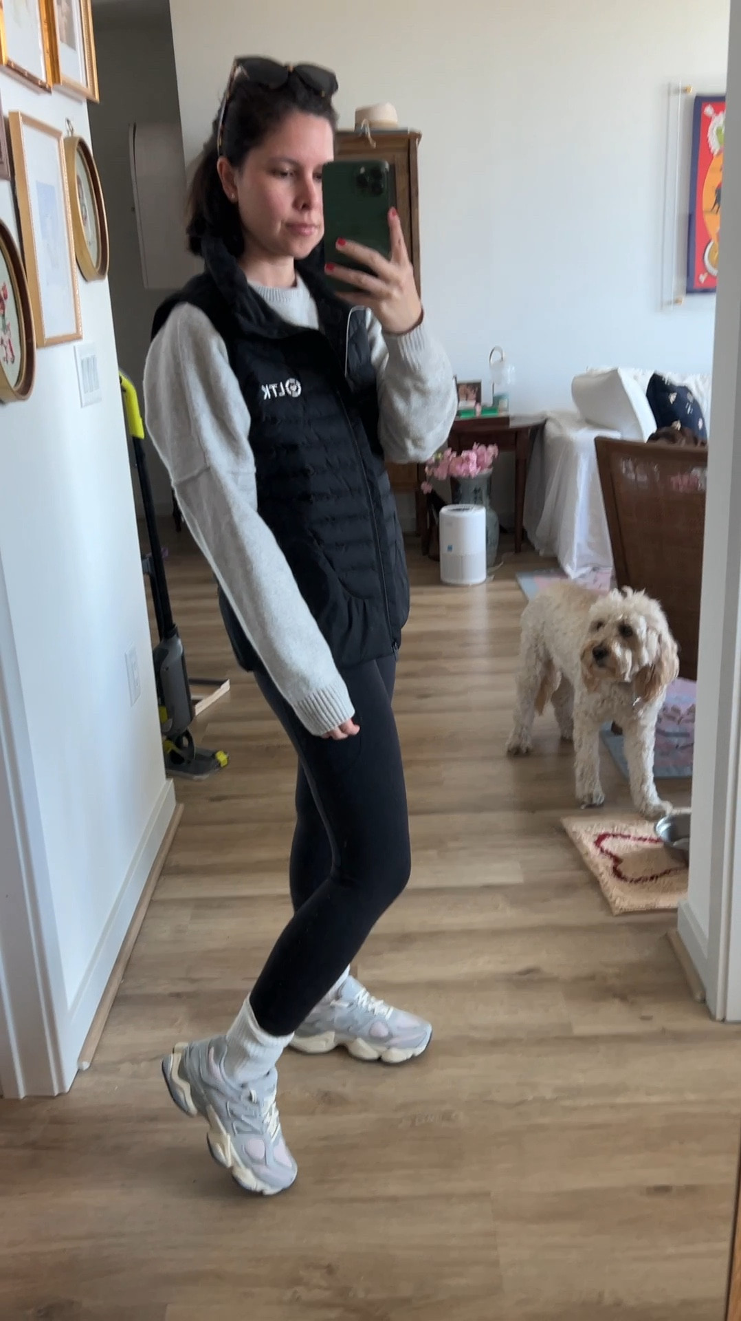 Weekend walk outfit, Zella leggings, lululemon black vest, new balance sneakers 9060

#LTKstyletip #LTKVideo #LTKActive