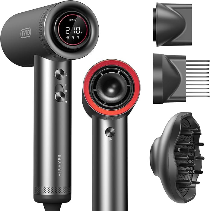 TYMO Hair Dryer with Diffuser for Women - 1500W Professional High Speed Blow Dryer with Comb, 110... | Amazon (US)