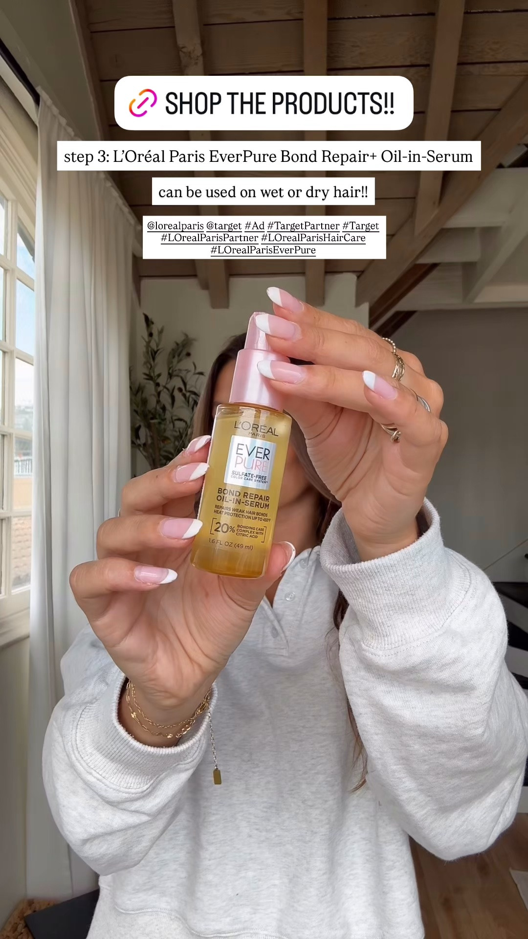 #LOrealParisPartner #ad the new and improved L’Oreal Paris EverPure Bond Repair+ formula is a game changer!! Grab yours @Target or here on LTK @lorealparis #TargetPartner @target #LOrealParisHairCare #LOrealParisEverPure