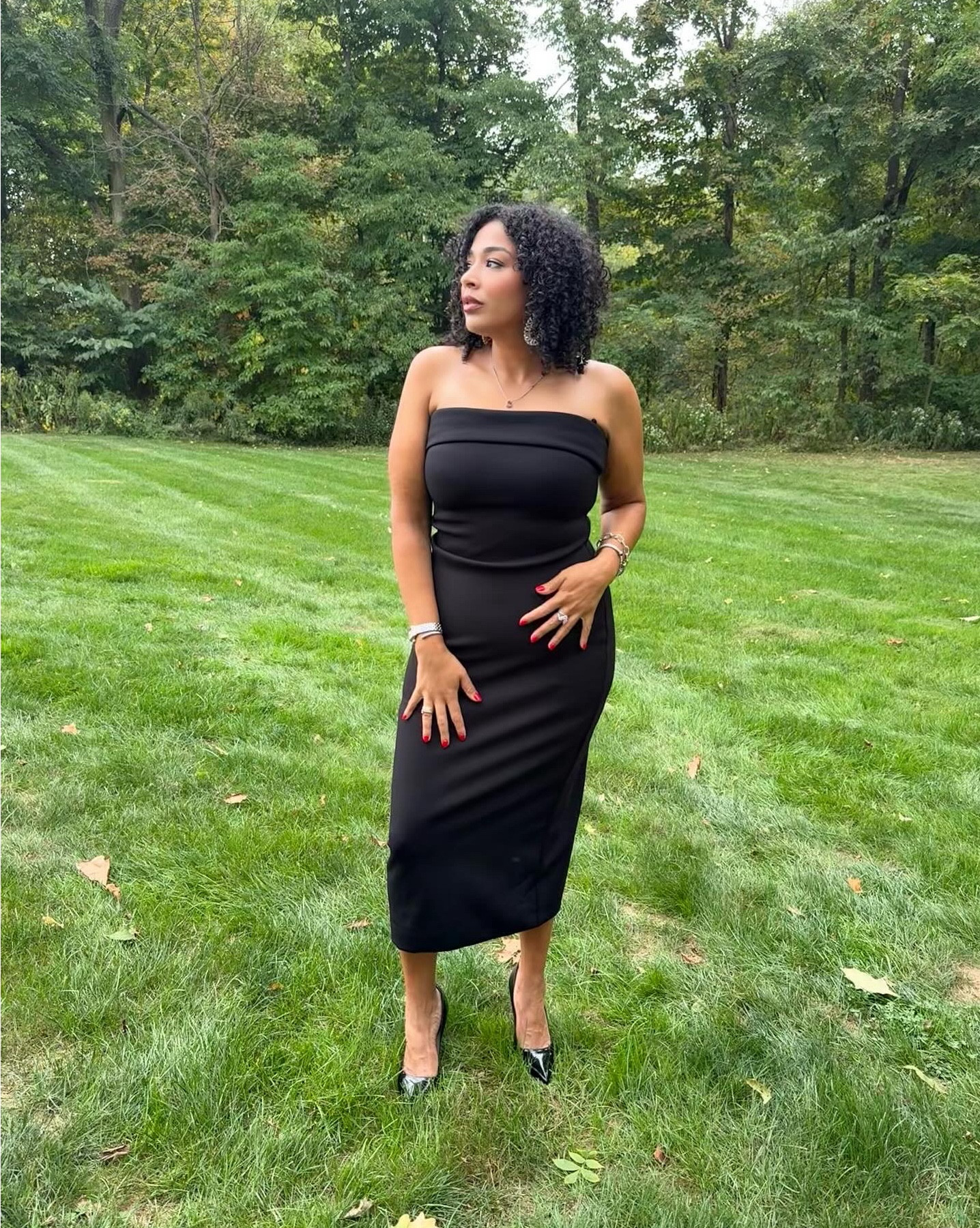 Every woman needs a little black dress and a classic pair of black heeblack

#LTKShoeCrush #LTKMidsize #LTKWedding