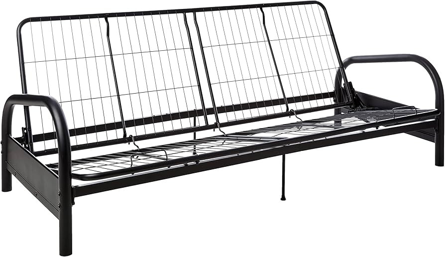 DHP Vermont Metal Futon Frame, Classic Design, Full Sized - Black | Amazon (US)