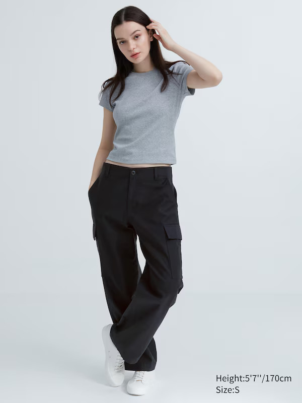 Wide Straight Cargo Pants | UNIQLO US | UNIQLO (US)