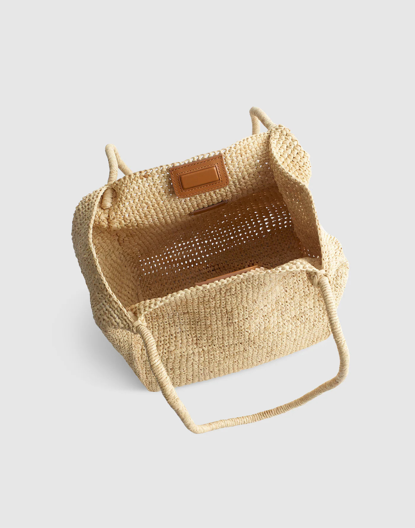 The Lexington Small Tote in Raffia | Madewell