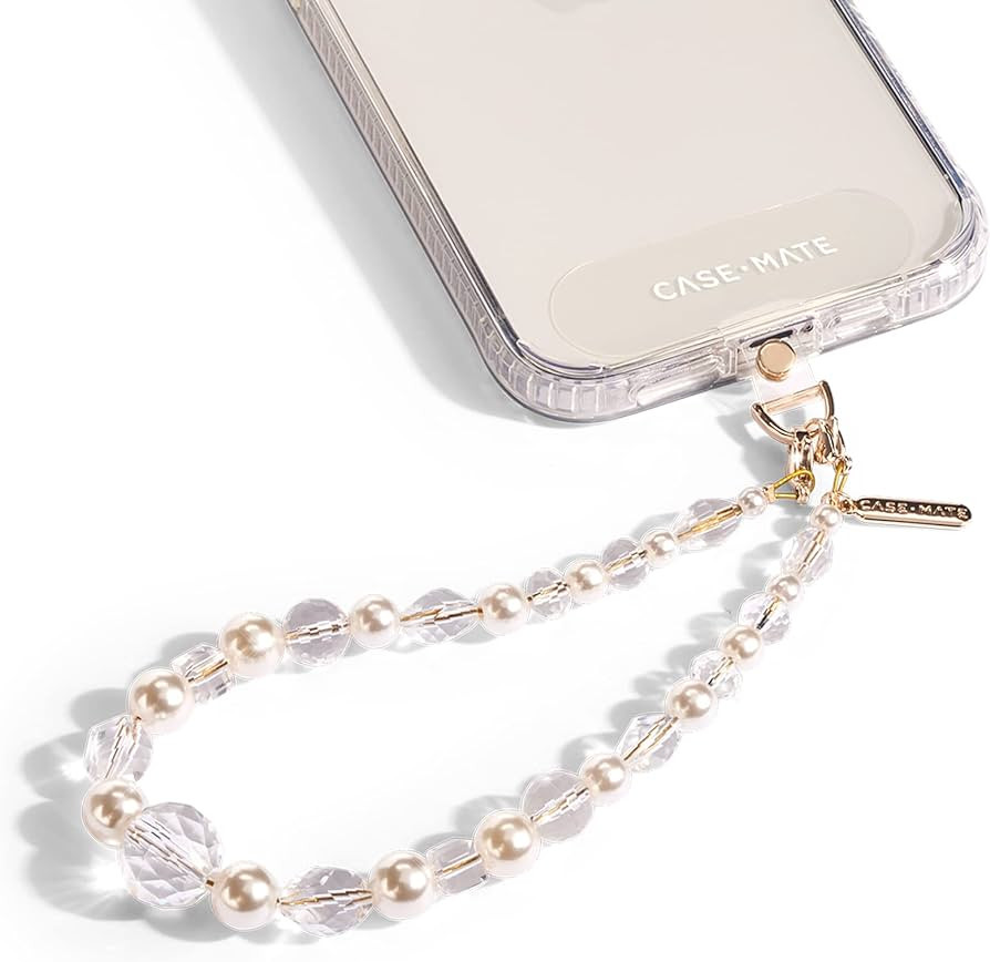 Case-Mate Phone Charm with Beaded Pearls and Crystals - Detachable Anti Theft Strap - Hands-Free ... | Amazon (US)