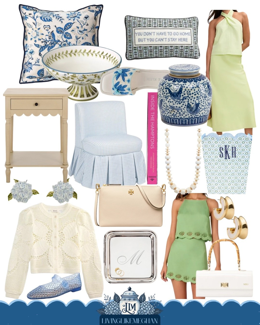 So obsessed with these summer outfit ideas and home accents! 🤍 Tap to shop grandmillennial style fashion, resortwear capsule wardrobe staples, and blue and white ginger jar decor! 🥂✨ Featuring favorites from Tory Burch, hydrangea blue home decor, and chic monogrammed home accents! 🩵

Grandmillennial style fashion • Resortwear capsule wardrobe • Blue and white ginger jar • Hydrangea blue home decor • Monogrammed home accents • Chinoiserie home accessories

#LTKHome #LTKSaleAlert #LTKSeasonal