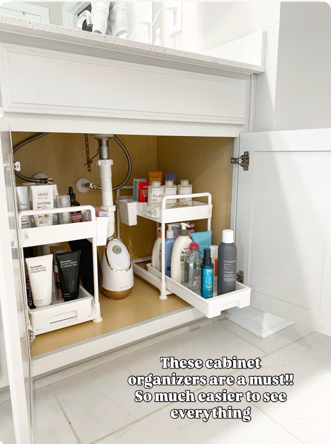 Cabinet organizers 

