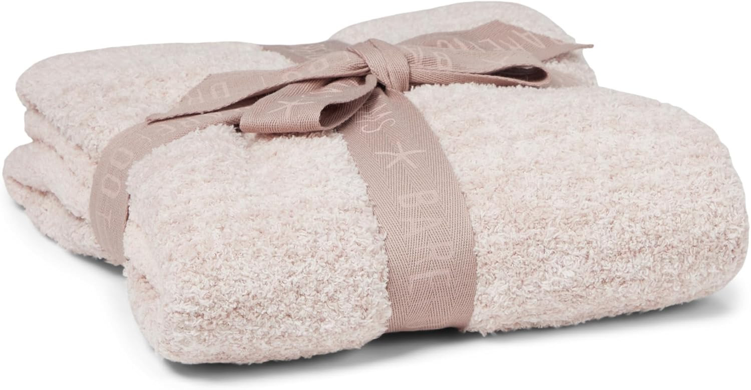 Barefoot Dreams CozyChic Ombre Blanket, Antique Rose Multi, 30"x40" | Amazon (US)