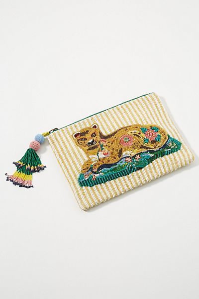 Leopard Embellished Pouch | Anthropologie (US)