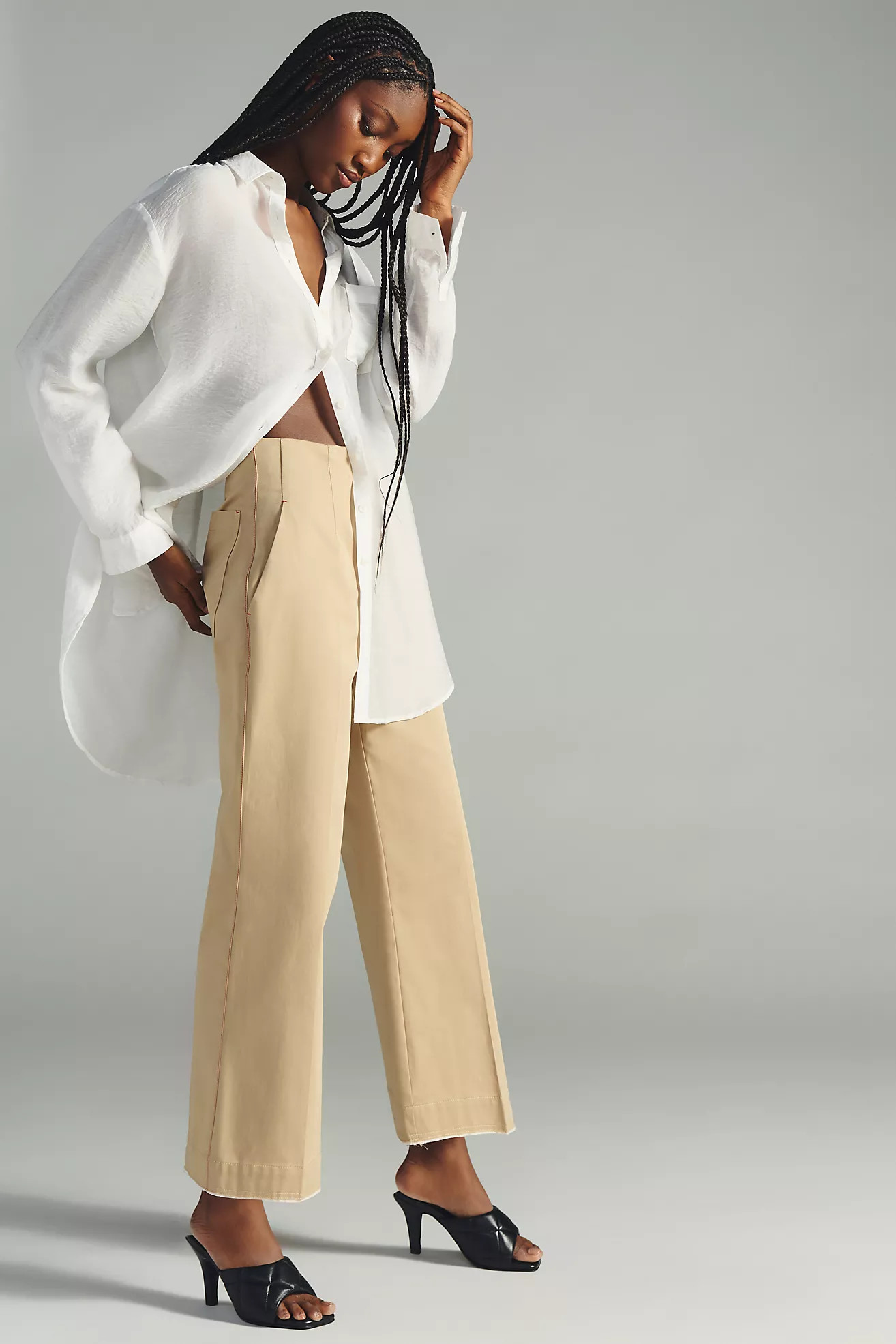 Beatrice .b Straight-Leg Trousers | Anthropologie (US)