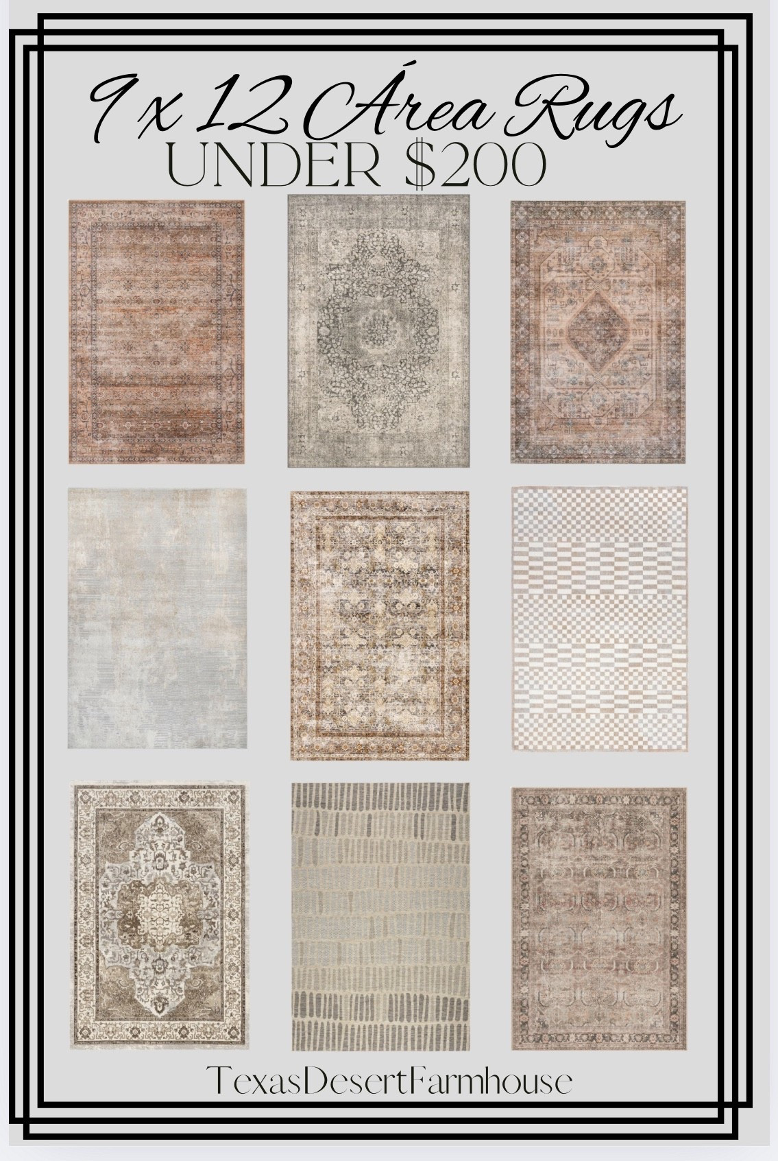Area Rug Sale Labor Day Weekend 
9 x 12 Rugs for Under $200

#arearug #9x12rug #8x10rug #10x14rug #livingroomrug #bedroomrug #rug #fallrug #rugsale #neutralhome #arearugstyle #fallrug

#LTKSaleAlert #LTKHome #LTKSeasonal