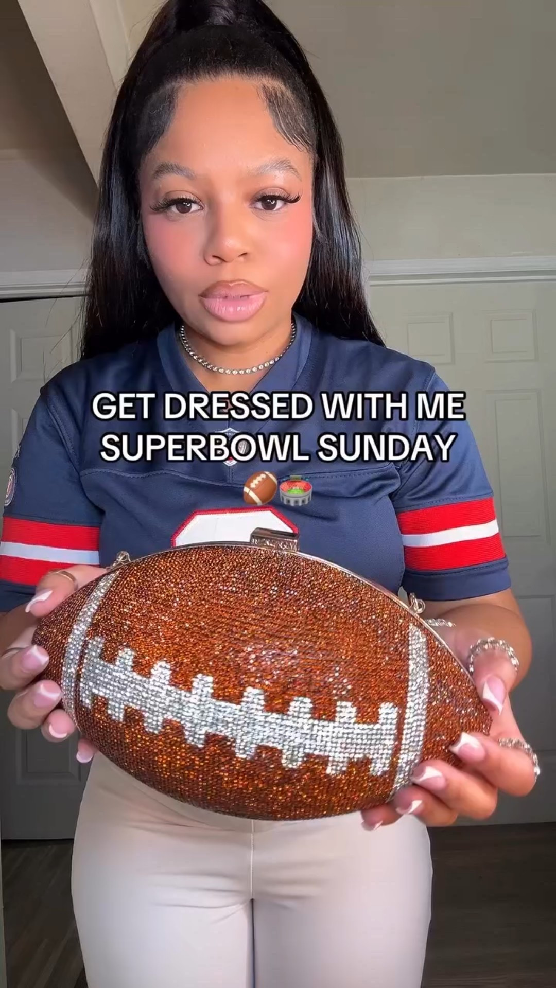 Super Bowl Sunday fashion outfit of the day game day outfit 

Football outfit 
Sporty chic outfit 
#gamedayoutfit #fashionreel #baddieoutfits #

#LTKNYFW #LTKootd #LTKValentine