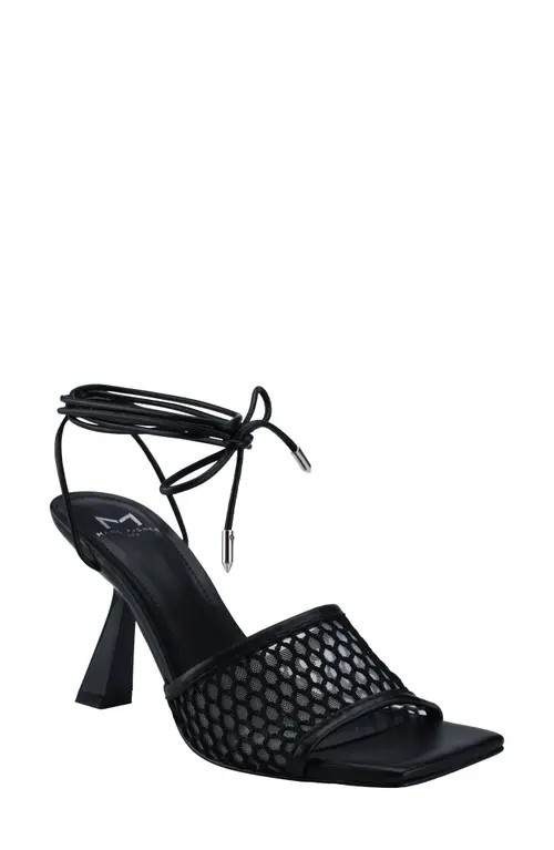 Marc Fisher LTD Dallyn Ankle Tie Sandal in Black at Nordstrom, Size 7 | Nordstrom