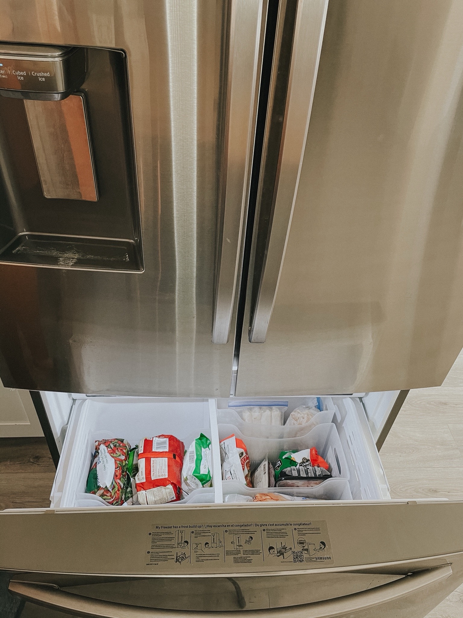 Freezer drawer organization. These bins have been a game changer!

#LTKHome #LTKFamily #LTKBacktoSchool