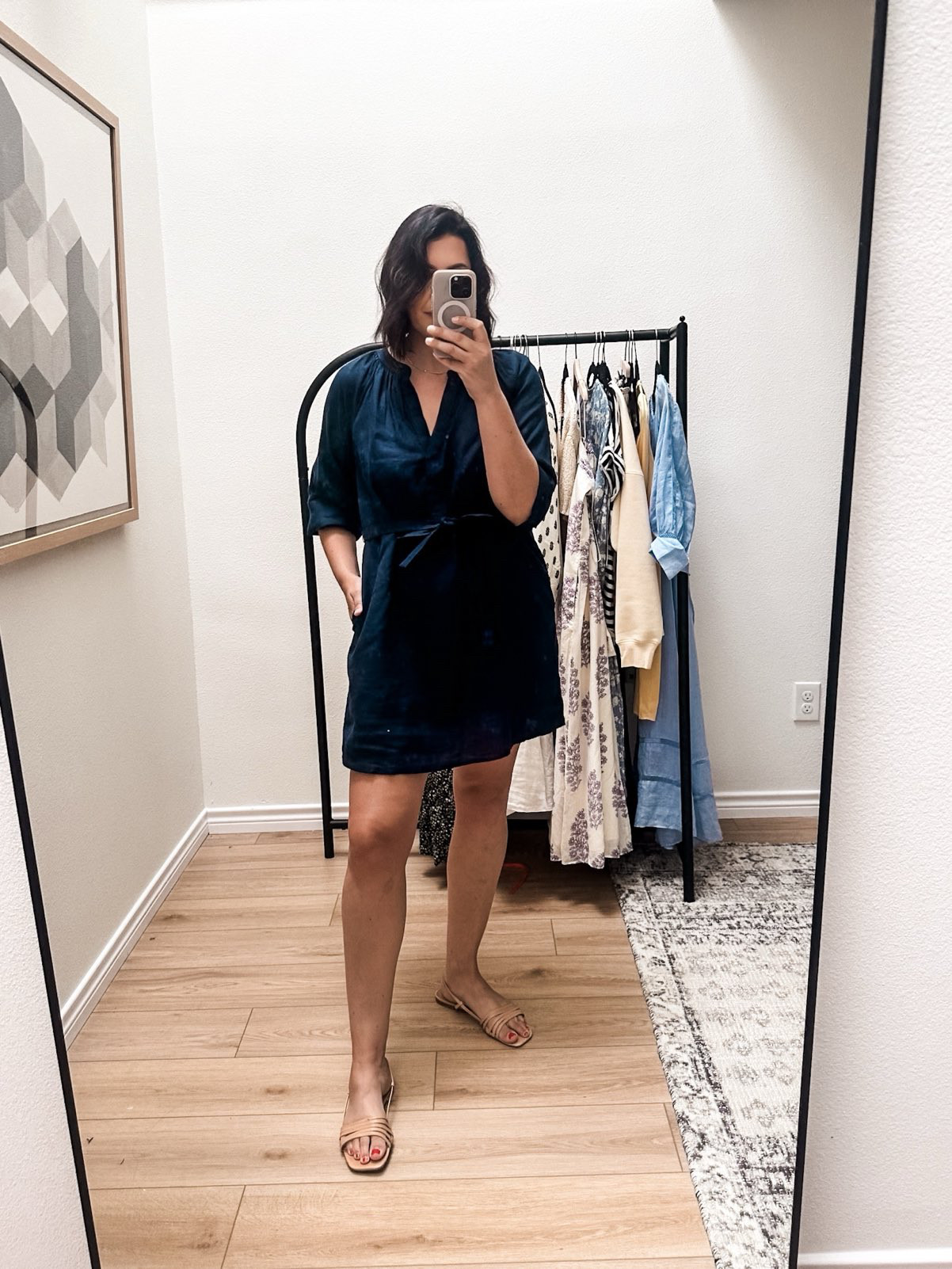 This dress is on sale, too! I’m in the medium and it’s a looser / relaxed fit. If you were in between sizes, you could go down a size because it does run big. I like the looseness for myself, but just wanted to give a heads up. This dress comes in lots of hues, as well! I like the navy and black, personally. This dress is so easy to toss on in the summer and instantly feel pulled together. 

 #LTKOver40 #LTKSaleAlert #LTKMidsize