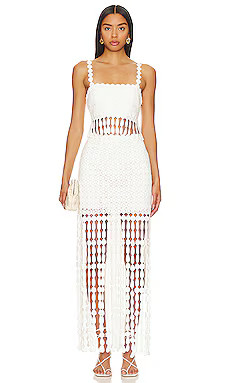 SAYLOR Elie Top & Skirt Set in White from Revolve.com | Revolve Clothing (Global)