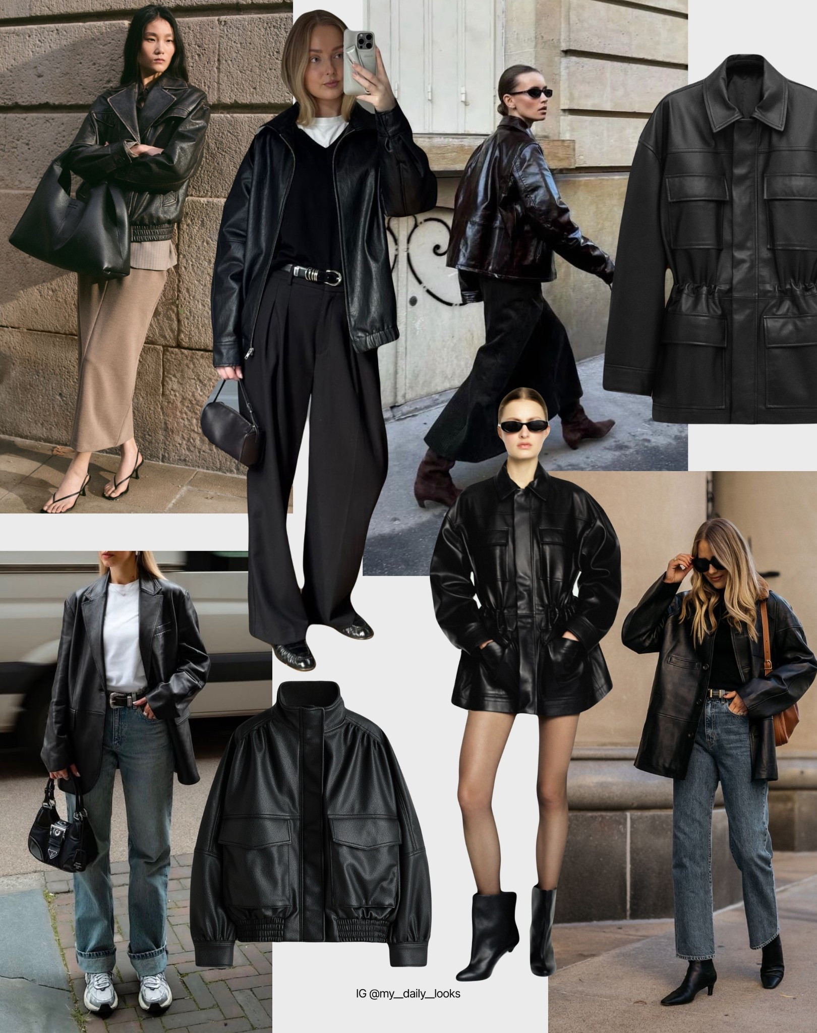 The Leather Jacket Edit 🖤 

Tags: spring outfits, leather jacket looks, spring jacket, leather jacket season, 2026 trends, workwear, H&M new-in, Mango new-in, spring style, spring outfit, spring look, capsule wardrobe, high street.

#LTKFashionMonth #LTKstyletip #LTKSpring