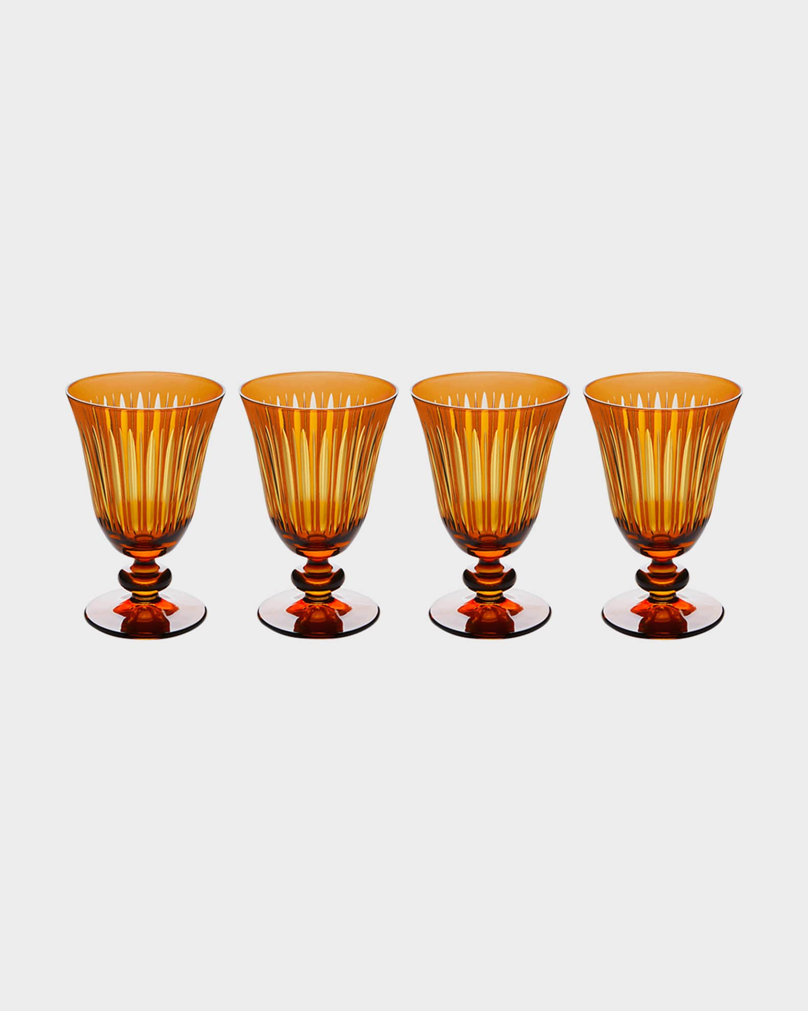 L'Objet Prism 9 oz. Wine Glasses, Set of 4 | Neiman Marcus