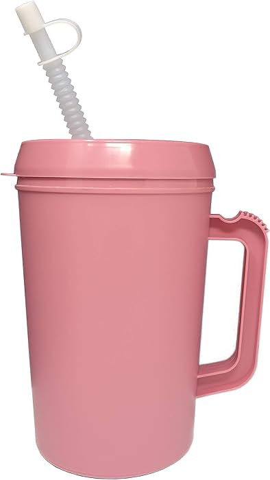 Insulated Hospital Carafe – 34 oz – Hot and Cold Refillable Water Bottle – With Flexible St... | Amazon (US)