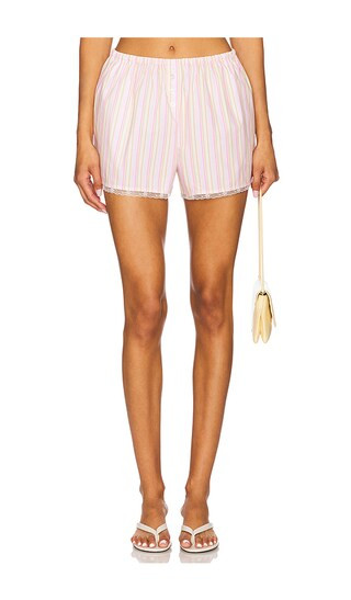 Sylvie Short in Pink Stripe Multi | Revolve Clothing (Global)