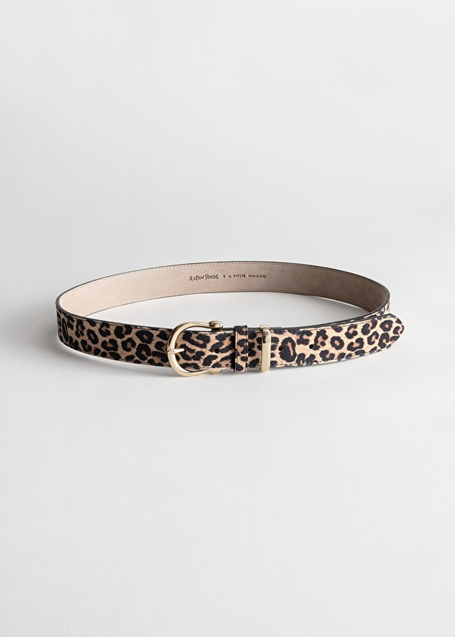 Leopard Leather Belt | & Other Stories (EU + UK)