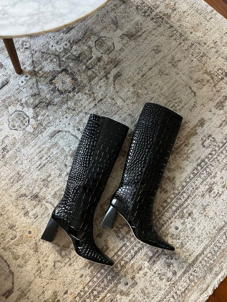 New croc to the knee boots!