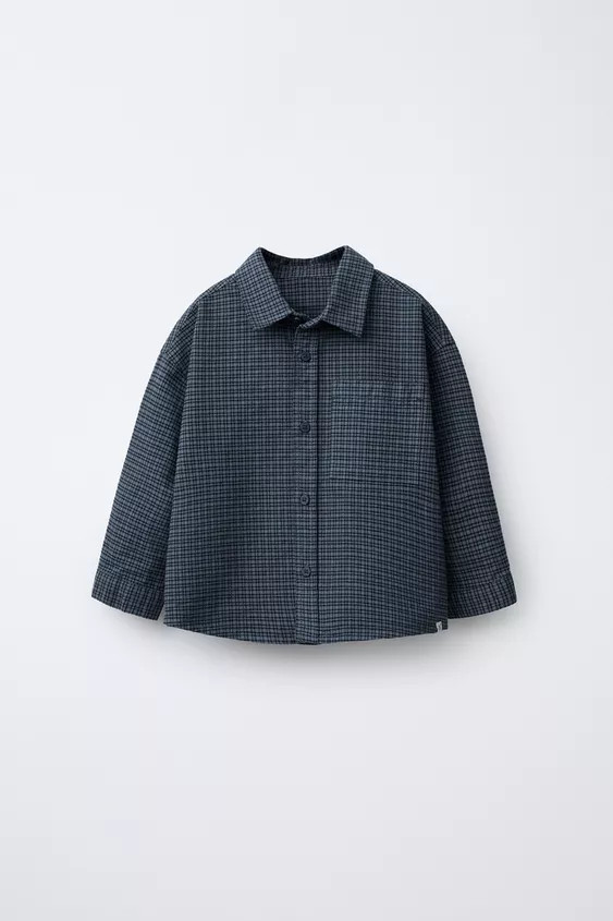 COZY PLAID SHIRT | Zara US