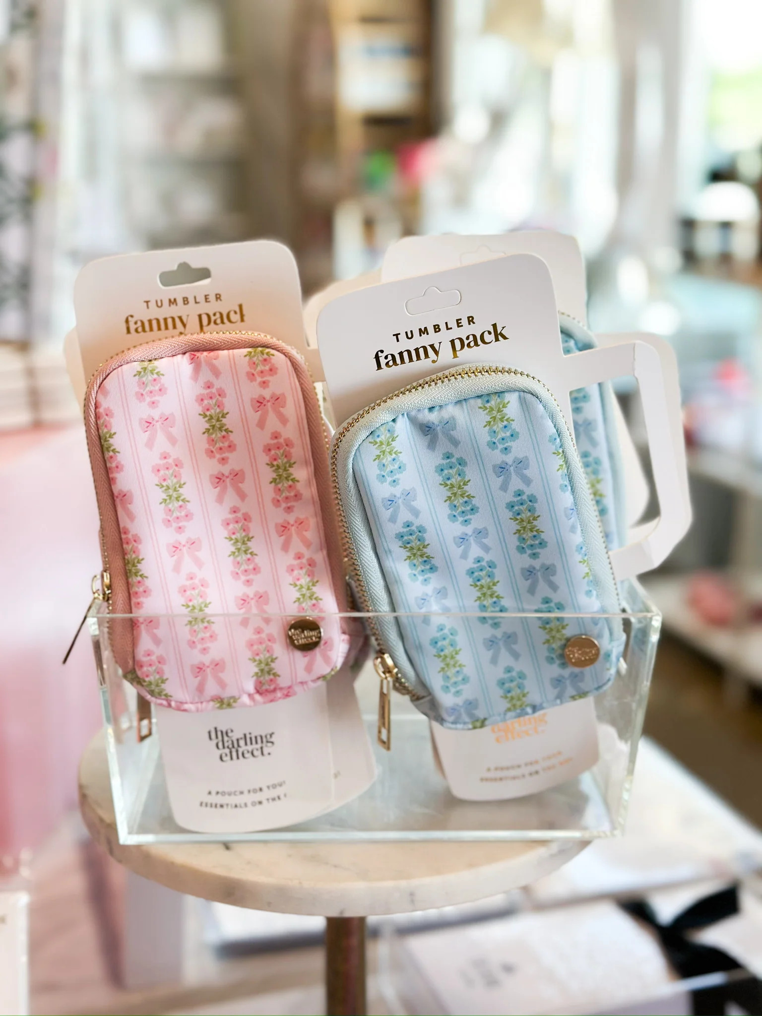 Tumbler Fanny Pack Oh So Fancy Blue | Emmacate Boutique