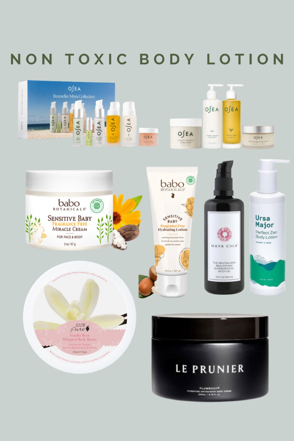 Non toxic body lotions!!! Clean beauty and non toxic skincare!! Gift ideas!! Christmas gifts!! Adults, kids, baby! 
✨DISCOUNT CODE: CLEANLIVING on OSEA 

#LTKbeauty #LTKSeasonal #LTKGiftGuide