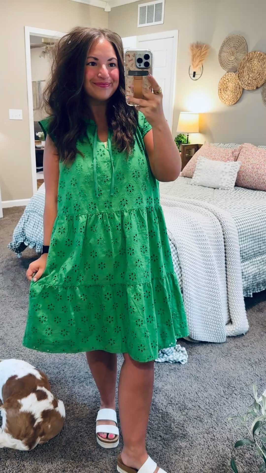 Cute, comfy & under budget — my favorite kind of Walmart find 💚

sandals: fit true to size // wearing a 5
dress: fits true to size // wearing a large 

 #LTKootd #LTKMidsize #LTKWorkwear
