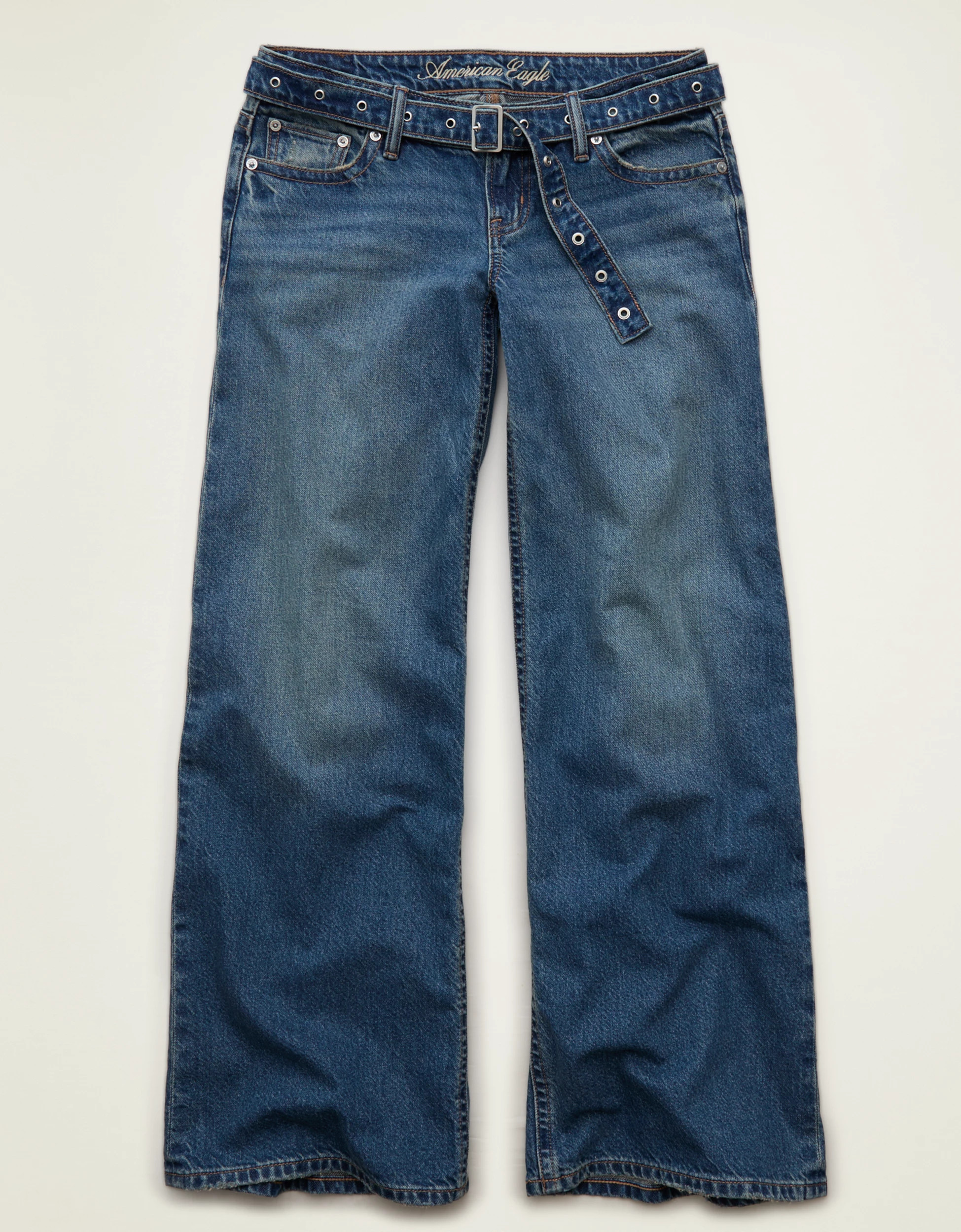 AE Lowest-Rise Baggy Wide-Leg Jean | American Eagle Outfitters (US & CA)