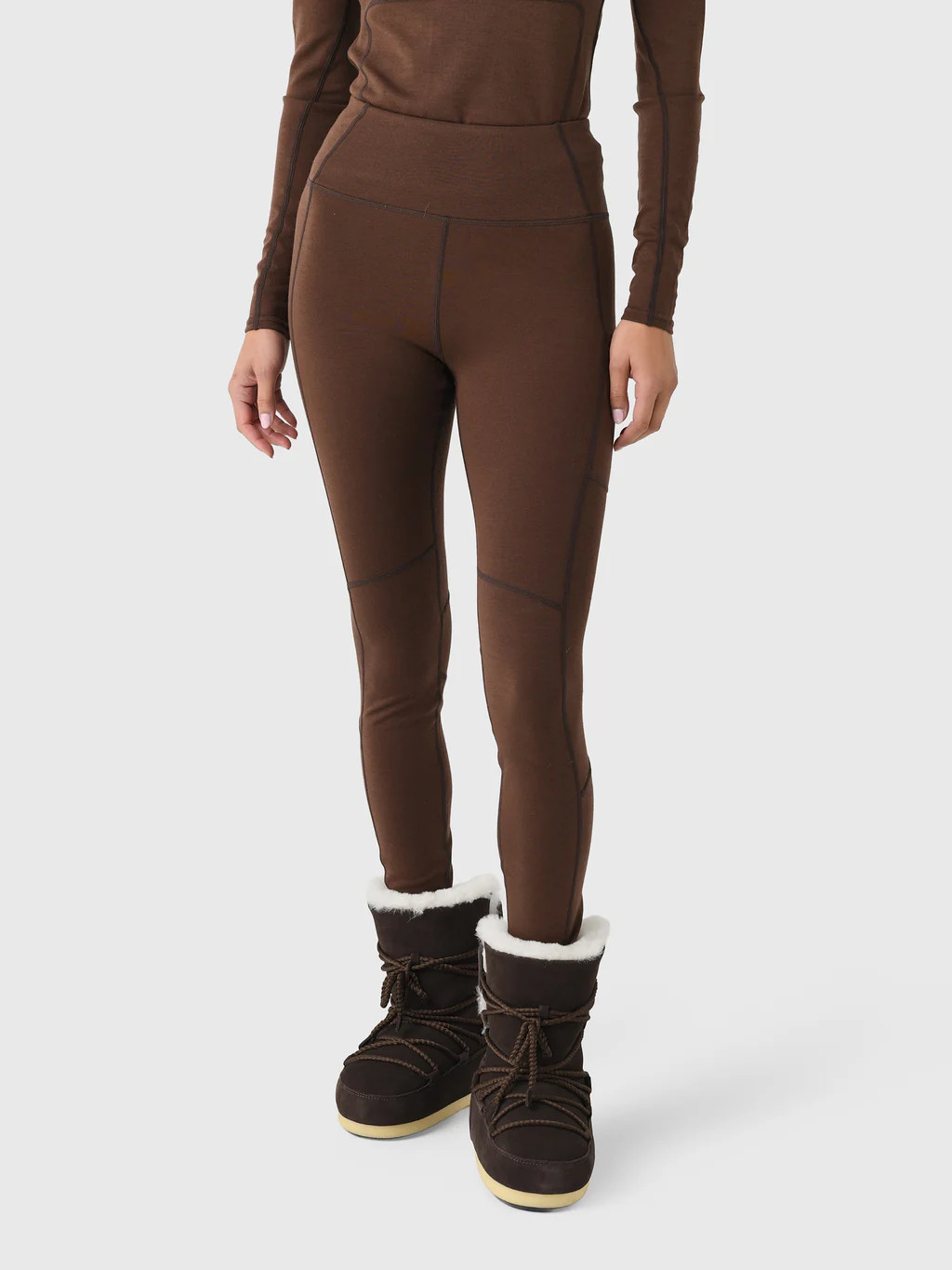 Halfdays Women's Hallie Merino Legging | Saint Bernard