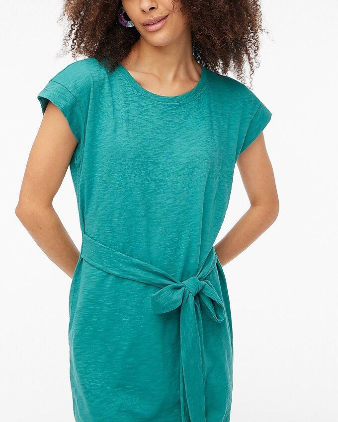 Short-sleeve tie-waist T-shirt dress | J.Crew Factory