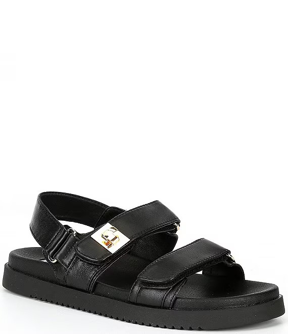 Mona Leather Platform Sandals | Dillard's