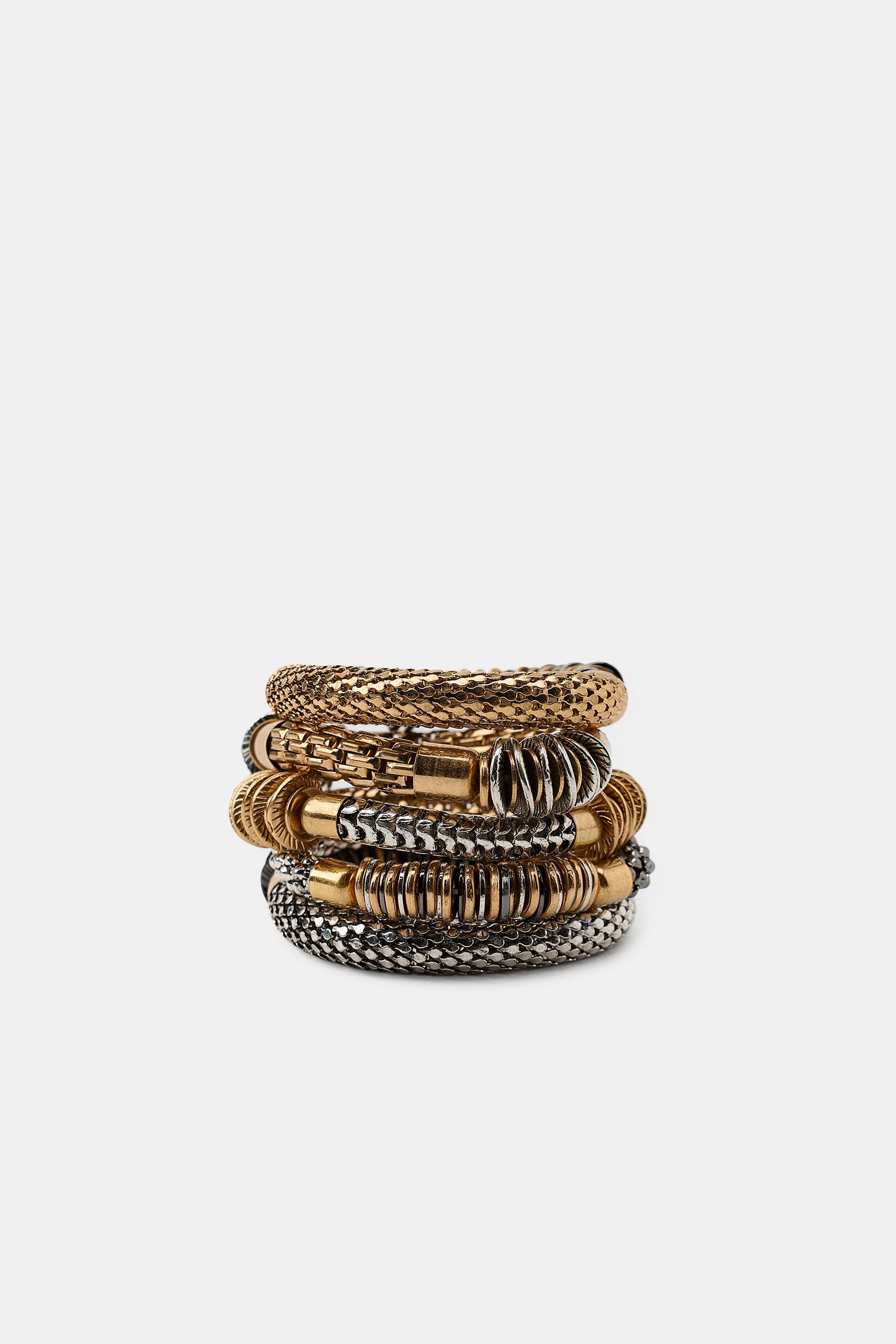 5-PACK MIXED ELASTIC BRACELETS | Zara US