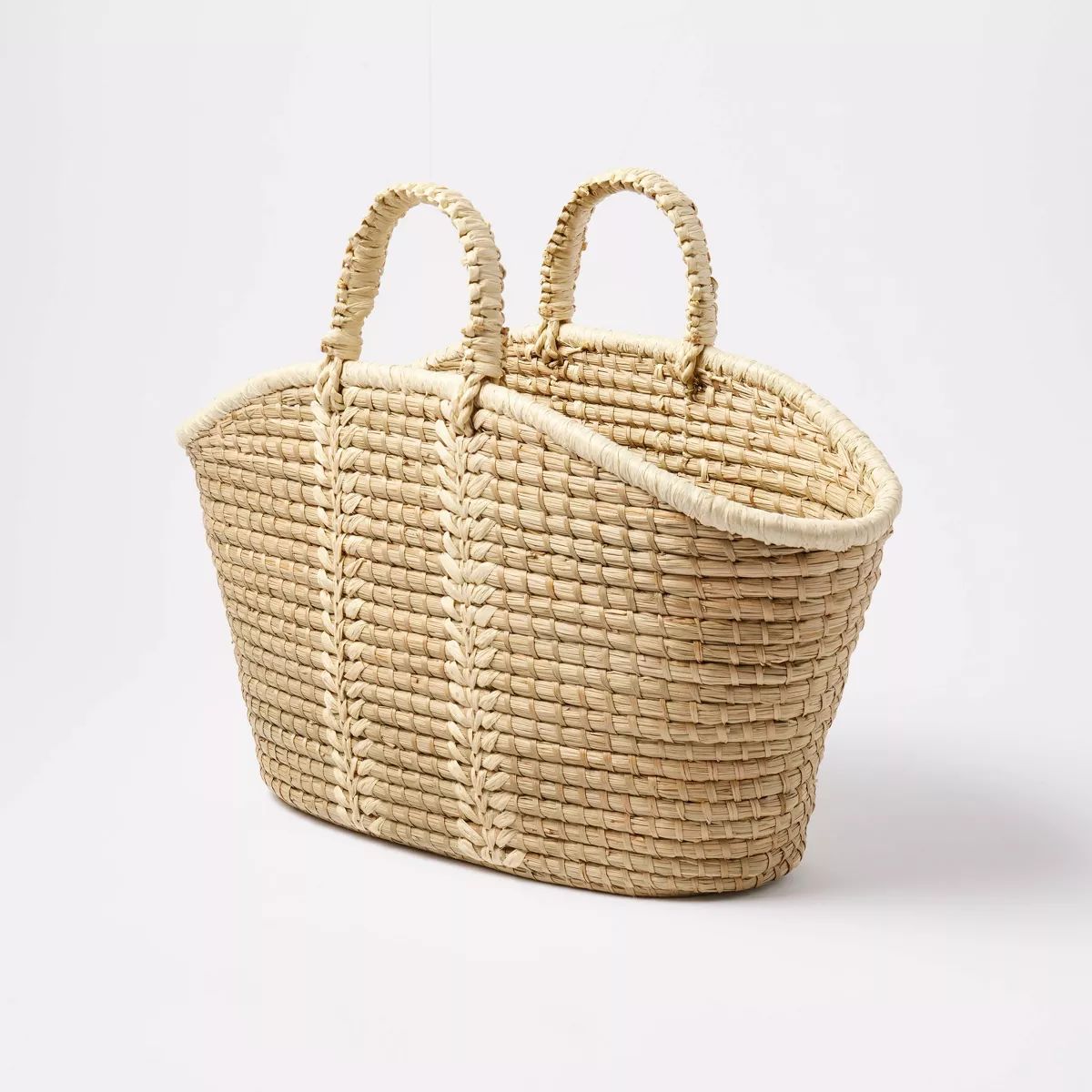 Woven Medong Grass Market Basket - Threshold™ | Target