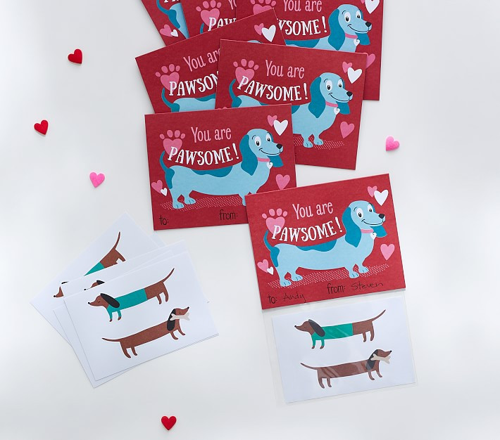 Classroom Valentine, You Are Pawsome | Pottery Barn Kids